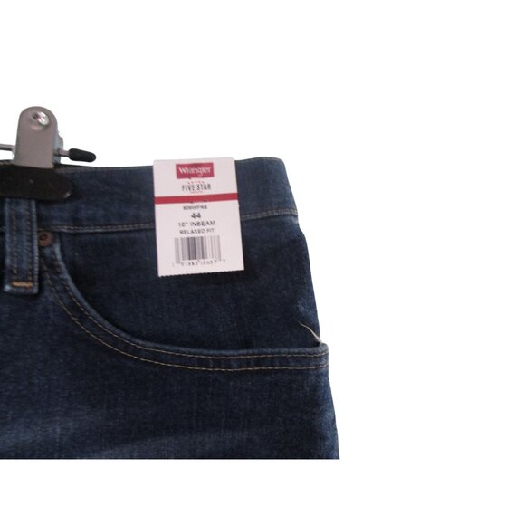 Wrangler Five Star Premium Mens Relaxed Fit Denim Shorts Size 44 Blue NWT - Picture 12 of 16